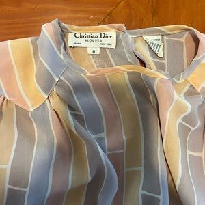 Vintage Christian Dior women’s blouse